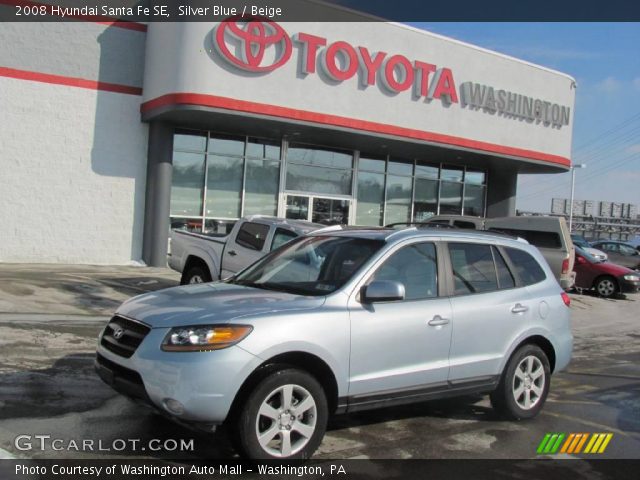 2008 Hyundai Santa Fe SE in Silver Blue
