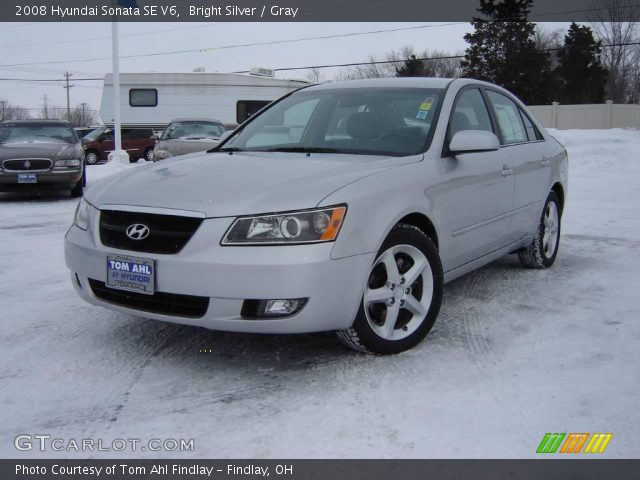 2008 Hyundai Sonata SE V6 in Bright Silver