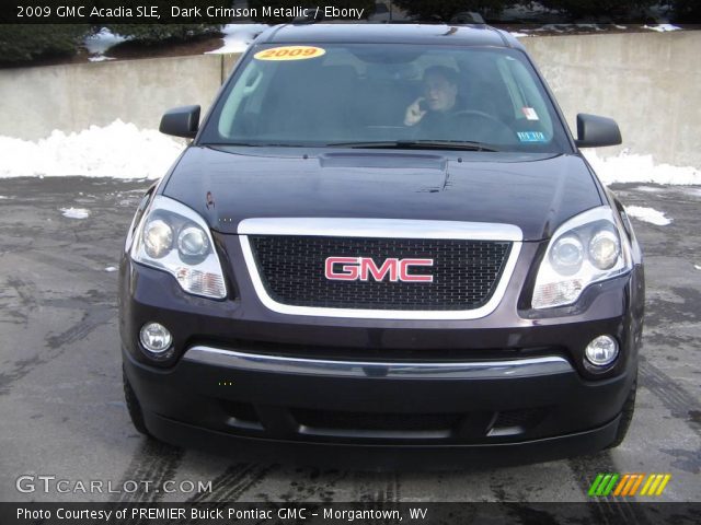 2009 GMC Acadia SLE in Dark Crimson Metallic