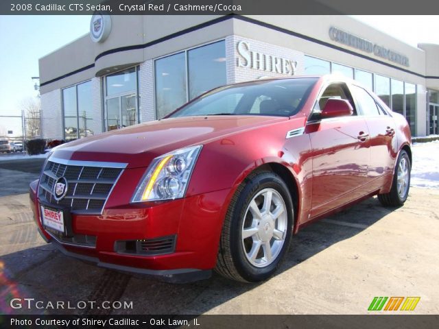 2008 Cadillac CTS Sedan in Crystal Red