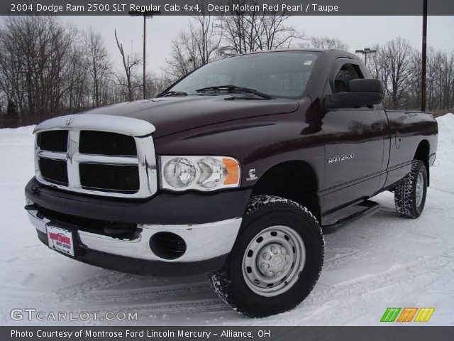 2004 Dodge Ram 2500 SLT Regular Cab 4x4 in Deep Molten Red Pearl