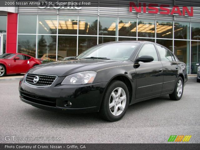 2006 Nissan Altima 3.5 SL in Super Black