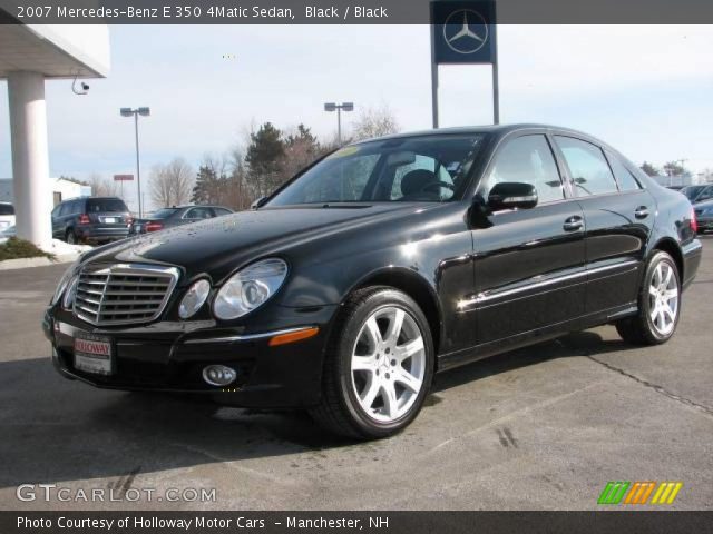 2007 Mercedes-Benz E 350 4Matic Sedan in Black