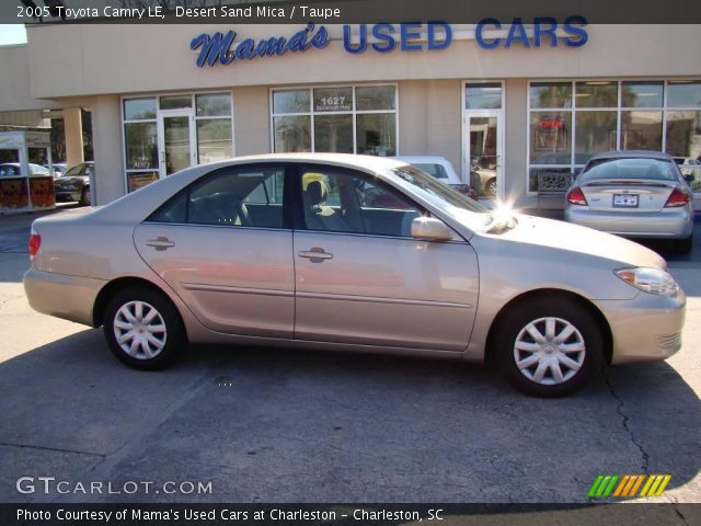 2005 Toyota Camry LE in Desert Sand Mica