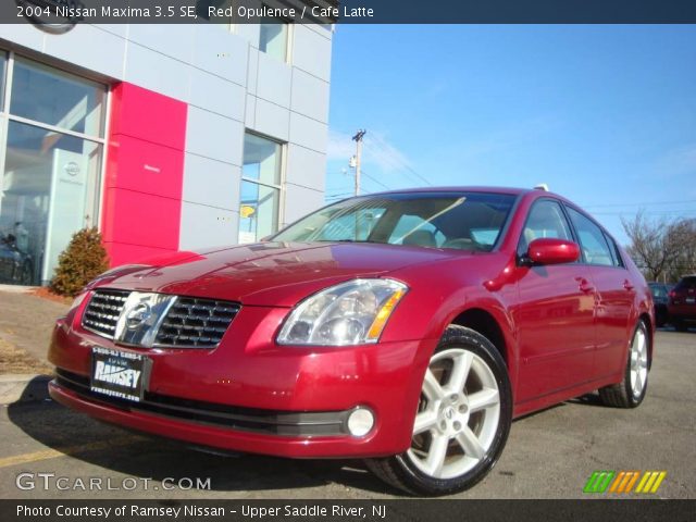 2004 Nissan Maxima 3.5 SE in Red Opulence