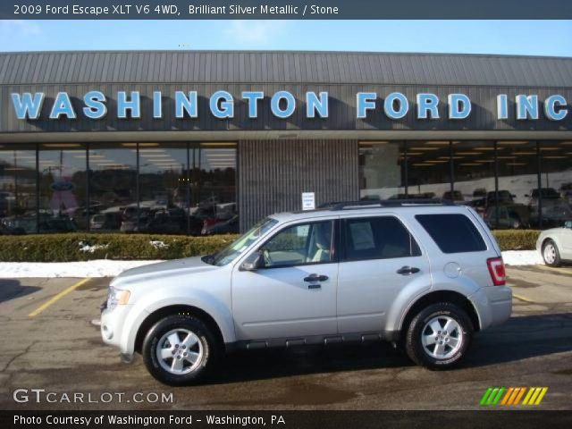 2009 Ford Escape XLT V6 4WD in Brilliant Silver Metallic