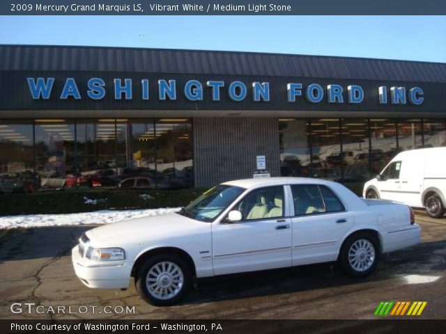 2009 Mercury Grand Marquis LS in Vibrant White