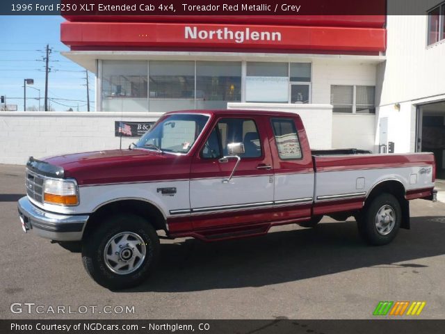 1996 Ford F250 XLT Extended Cab 4x4 in Toreador Red Metallic