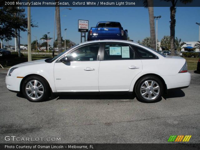 2008 Mercury Sable Premier Sedan in Oxford White