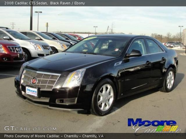 2008 Cadillac CTS Sedan in Black Raven