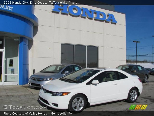 2008 Honda Civic EX-L Coupe in Taffeta White