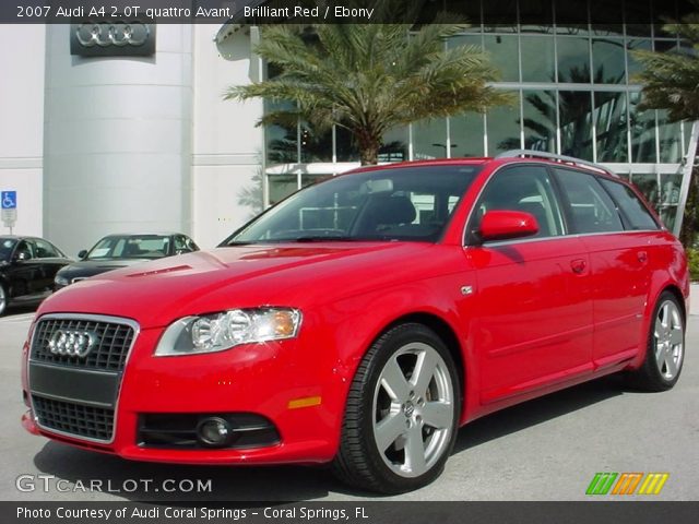 2007 Audi A4 2.0T quattro Avant in Brilliant Red