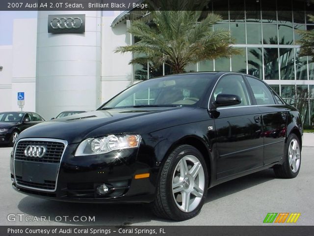 2007 Audi A4 2.0T Sedan in Brilliant Black