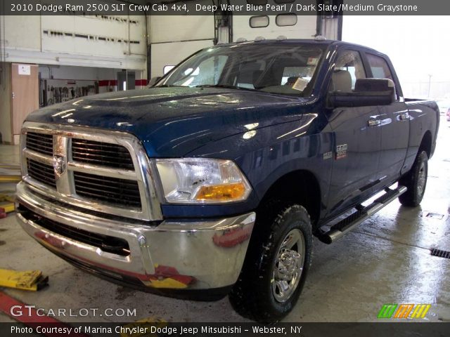2010 Dodge Ram 2500 SLT Crew Cab 4x4 in Deep Water Blue Pearl