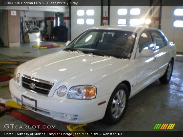 2004 Kia Optima LX V6 in Clear White