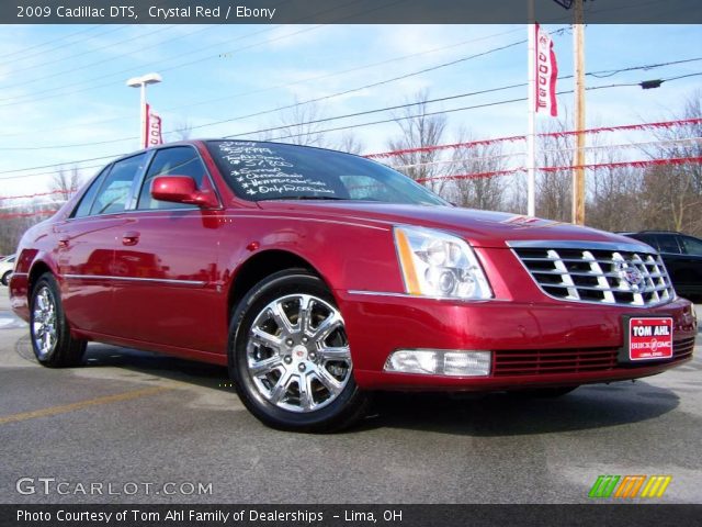 2009 Cadillac DTS  in Crystal Red