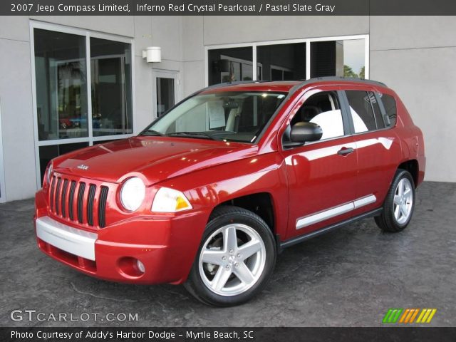 2007 Jeep Compass Limited in Inferno Red Crystal Pearlcoat