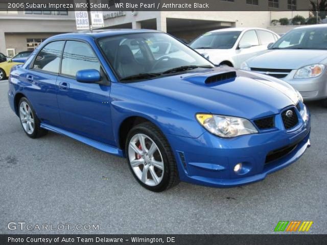2006 Subaru Impreza WRX Sedan in WR Blue Pearl