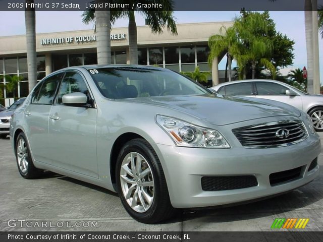 2009 Infiniti G 37 Sedan in Liquid Platinum