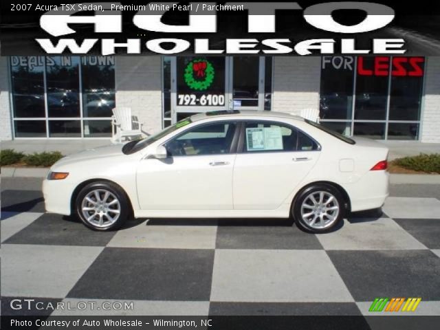 2007 Acura TSX Sedan in Premium White Pearl