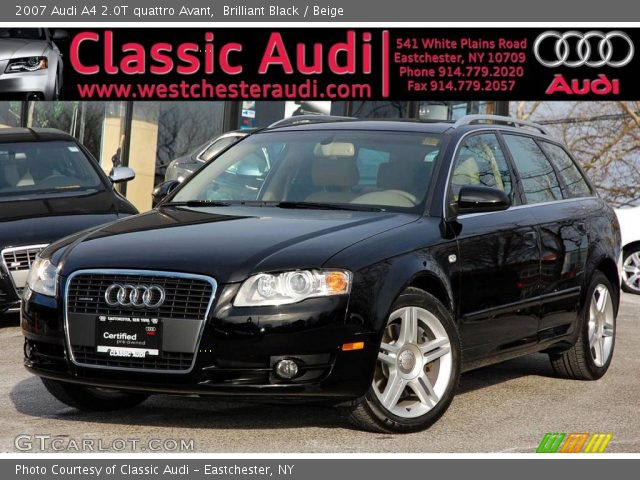2007 Audi A4 2.0T quattro Avant in Brilliant Black