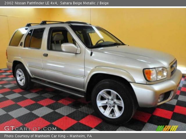 2002 Nissan Pathfinder LE 4x4 in Sahara Beige Metallic