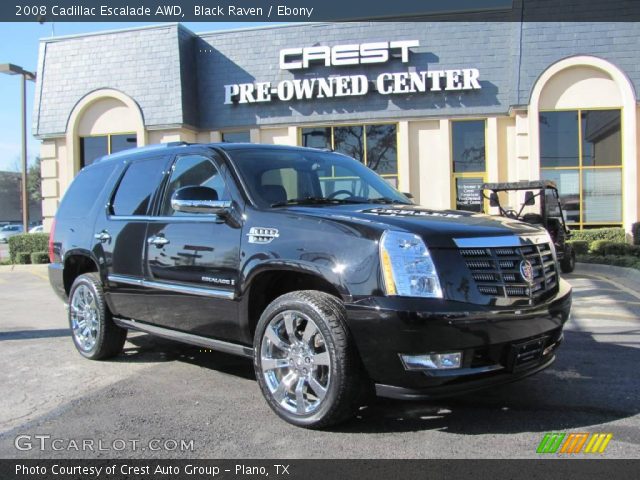 2008 Cadillac Escalade AWD in Black Raven