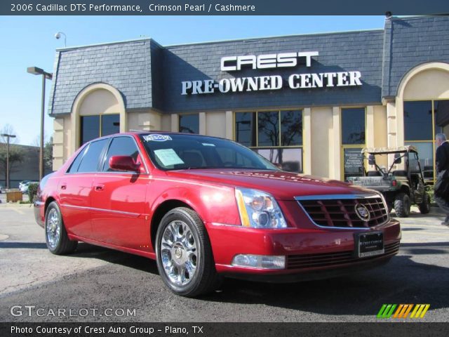 2006 Cadillac DTS Performance in Crimson Pearl