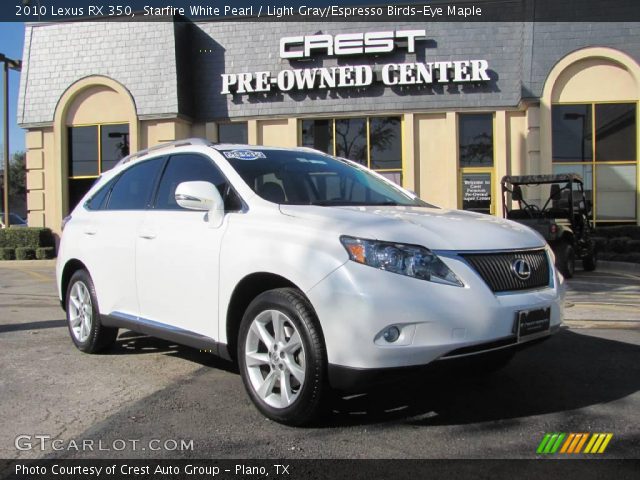 2010 Lexus RX 350 in Starfire White Pearl