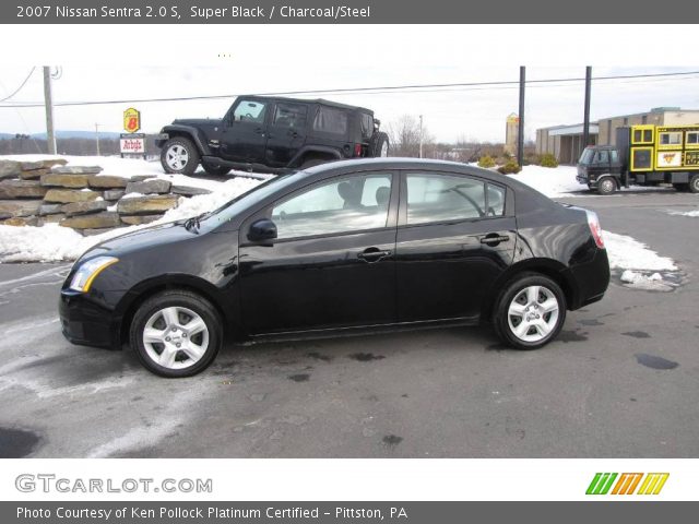 2007 Nissan Sentra 2.0 S in Super Black