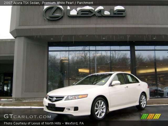 2007 Acura TSX Sedan in Premium White Pearl