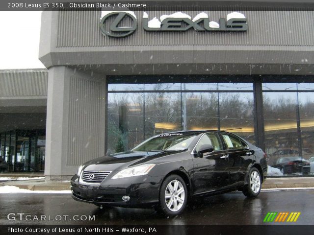 2008 Lexus ES 350 in Obsidian Black