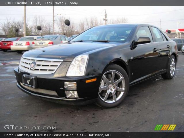 2007 Cadillac STS V8 in Black Raven