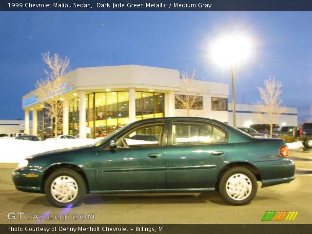 1999 Chevrolet Malibu Sedan in Dark Jade Green Metallic