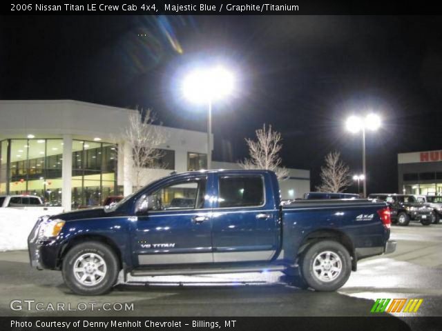 2006 Nissan Titan LE Crew Cab 4x4 in Majestic Blue
