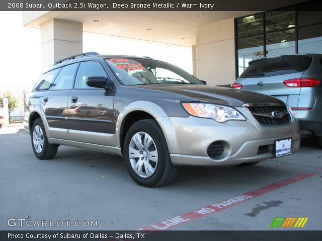2008 Subaru Outback 2.5i Wagon in Deep Bronze Metallic
