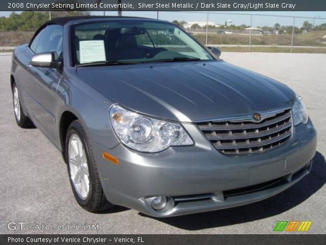 2008 Chrysler Sebring Limited Convertible in Silver Steel Metallic