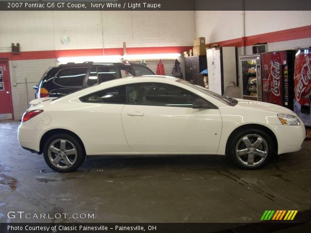 2007 Pontiac G6 GT Coupe in Ivory White