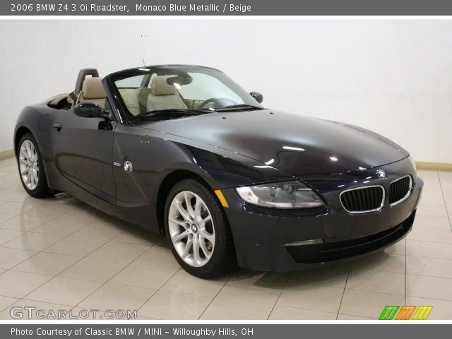2006 BMW Z4 3.0i Roadster in Monaco Blue Metallic