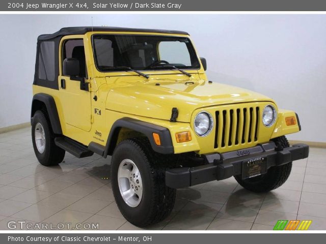 2004 Jeep Wrangler X 4x4 in Solar Yellow