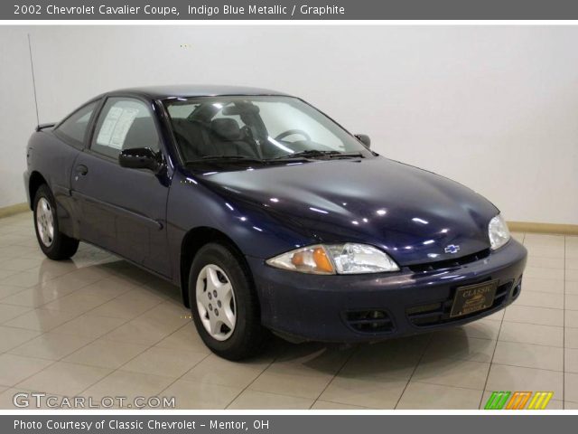 2002 Chevrolet Cavalier Coupe in Indigo Blue Metallic