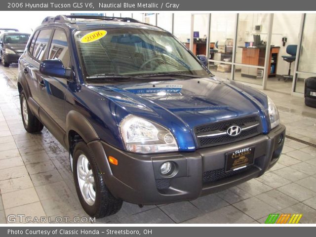 2006 Hyundai Tucson GLS V6 in Nautical Blue Metallic