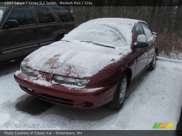 1997 Saturn S Series SL2 Sedan in Medium Red