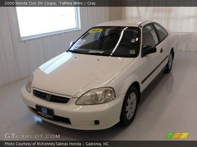 2000 Honda Civic DX Coupe in Taffeta White