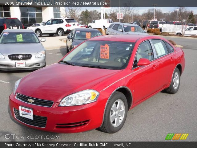 2008 Chevrolet Impala LT in Precision Red
