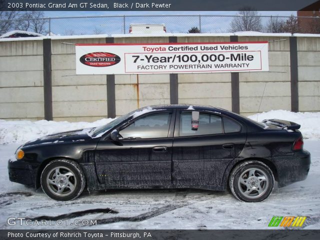 2003 Pontiac Grand Am GT Sedan in Black