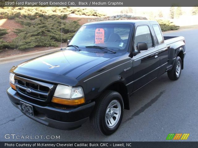 1998 Ford Ranger Sport Extended Cab in Black