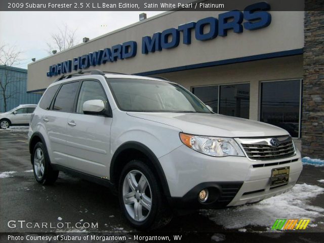 2009 Subaru Forester 2.5 X L.L.Bean Edition in Satin White Pearl