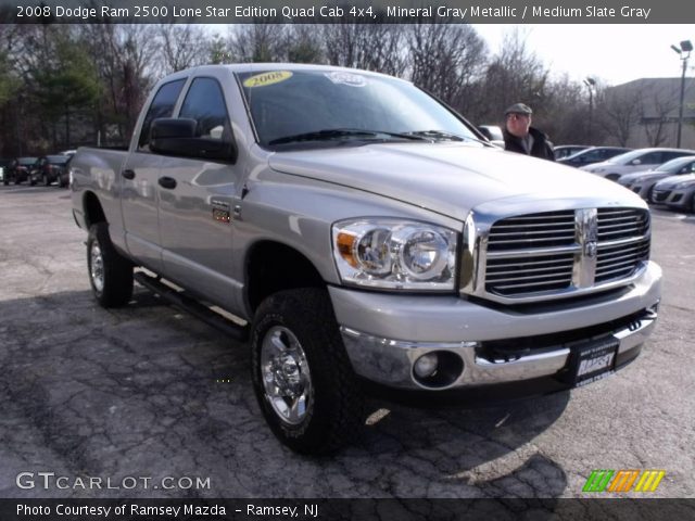 2008 Dodge Ram 2500 Lone Star Edition Quad Cab 4x4 in Mineral Gray Metallic