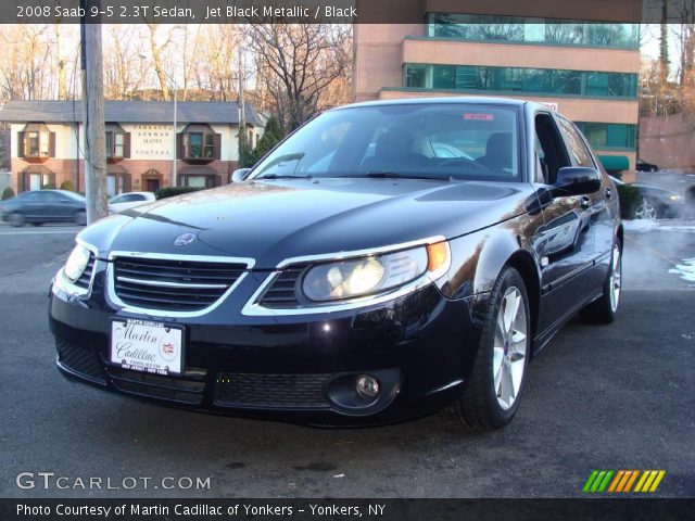 2008 Saab 9-5 2.3T Sedan in Jet Black Metallic